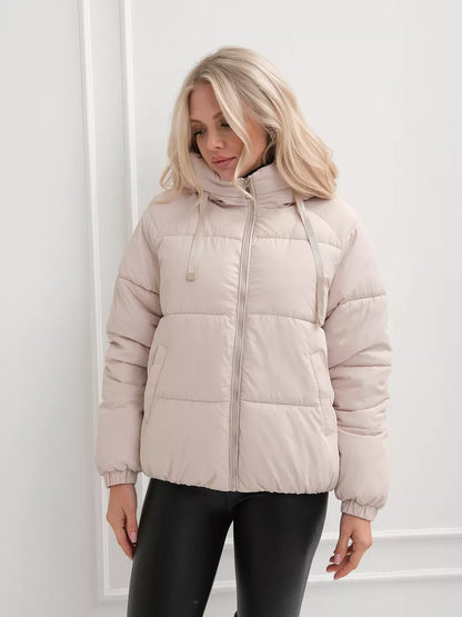 Women’s Winter Hooded Jacket – Plus Size, Warm & Insulated