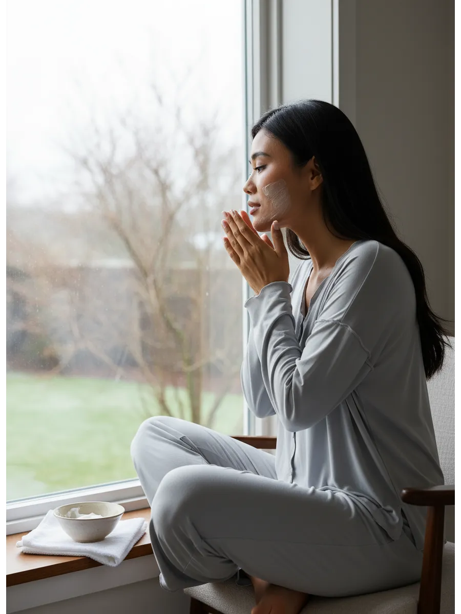 Oversized Loungewear Pajama Set with Pants for Women