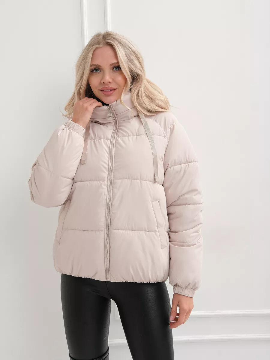 Women’s Winter Hooded Jacket – Plus Size, Warm & Insulated