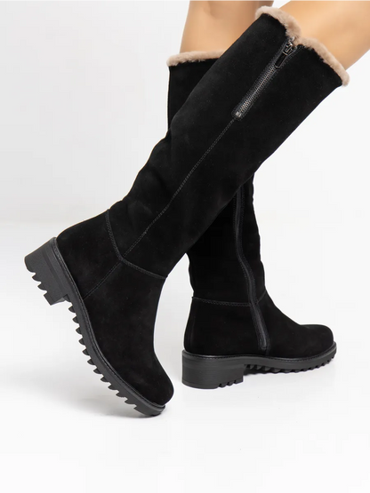 Zorelis Women’s High Winter Boots – Warm, Non-Slip, Waterproof Design