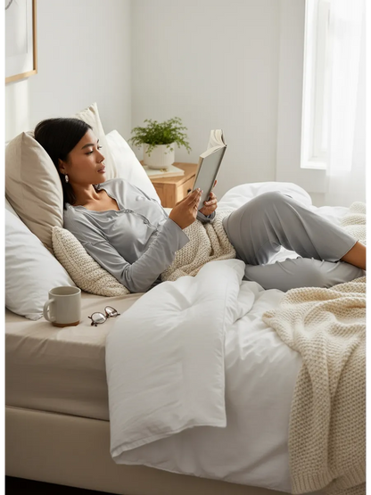 Oversized Loungewear Pajama Set with Pants for Women