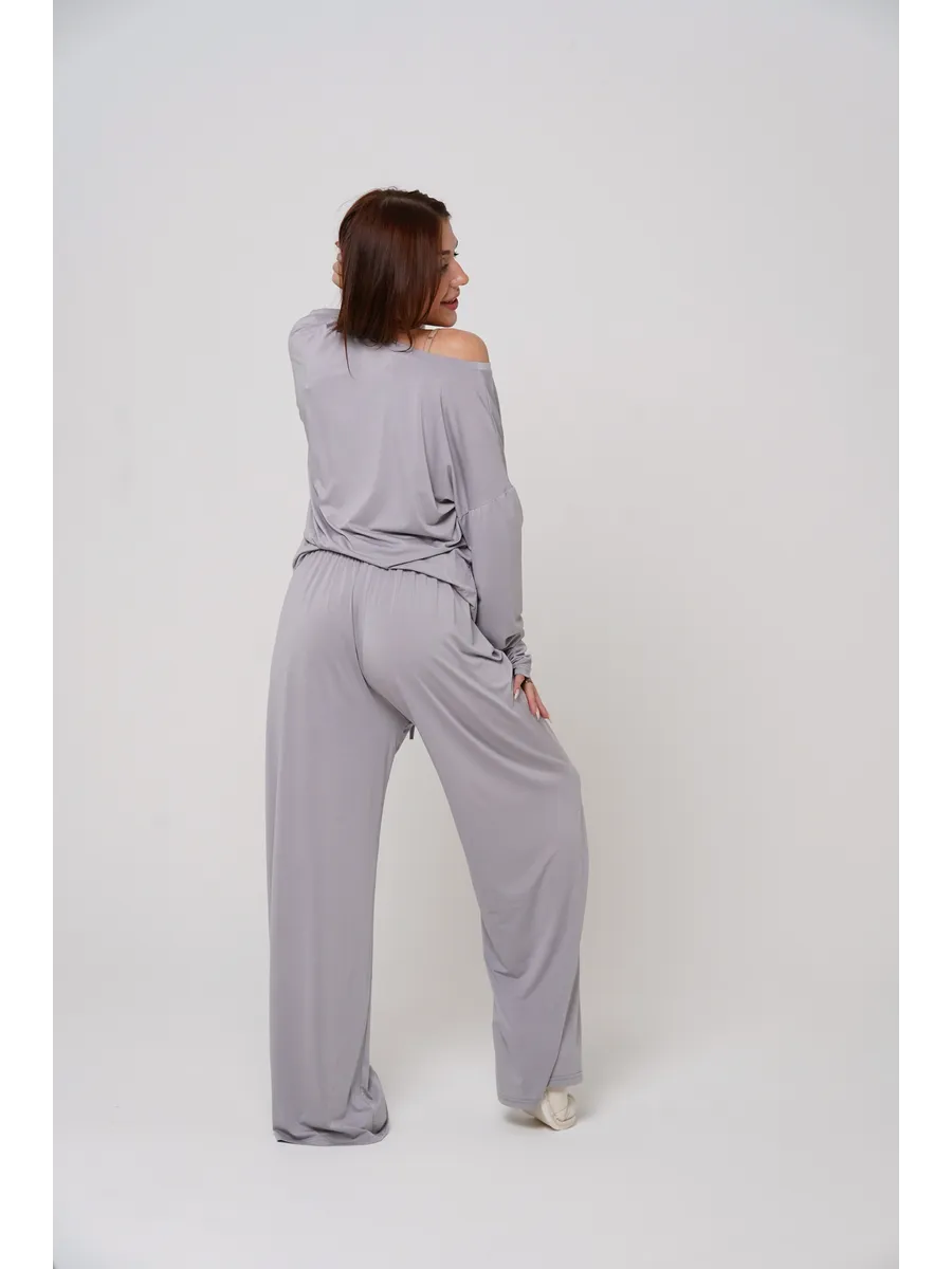 Cotton & Viscose Home Loungewear Pajama Set for Women