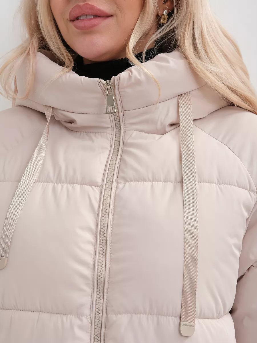 Women’s Winter Hooded Jacket – Plus Size, Warm & Insulated