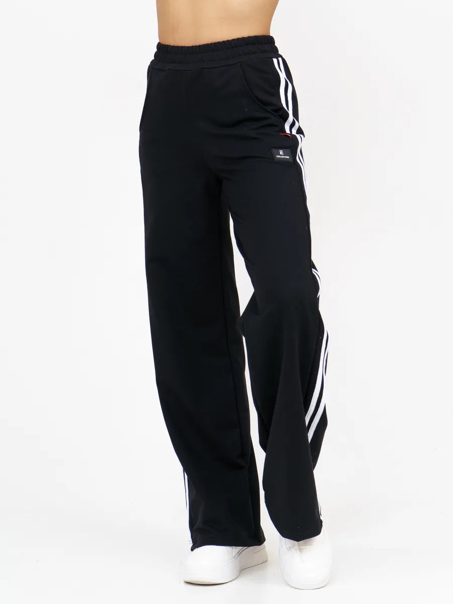 Women’s Straight Palazzo Sweatpants – Drawstring Waist, Comfortable Fit
