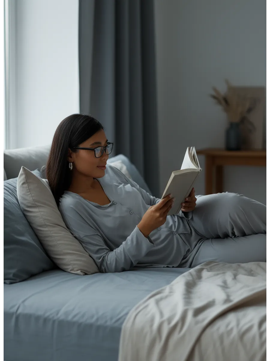 Oversized Loungewear Pajama Set with Pants for Women