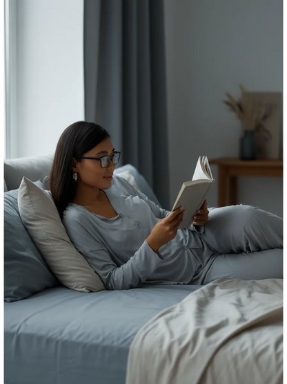 Oversized Loungewear Pajama Set with Pants for Women