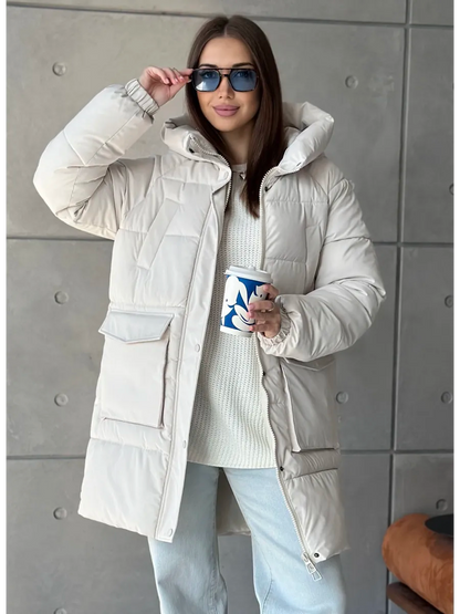 Women’s Winter Quilted Coat – Urban & Chic Style