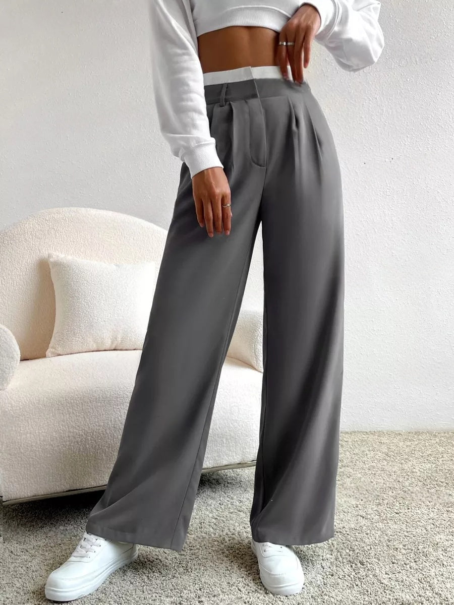 Wide-Leg Summer Palazzo Trousers for Women
