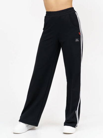 Women’s Straight Palazzo Sweatpants – Drawstring Waist, Comfortable Fit