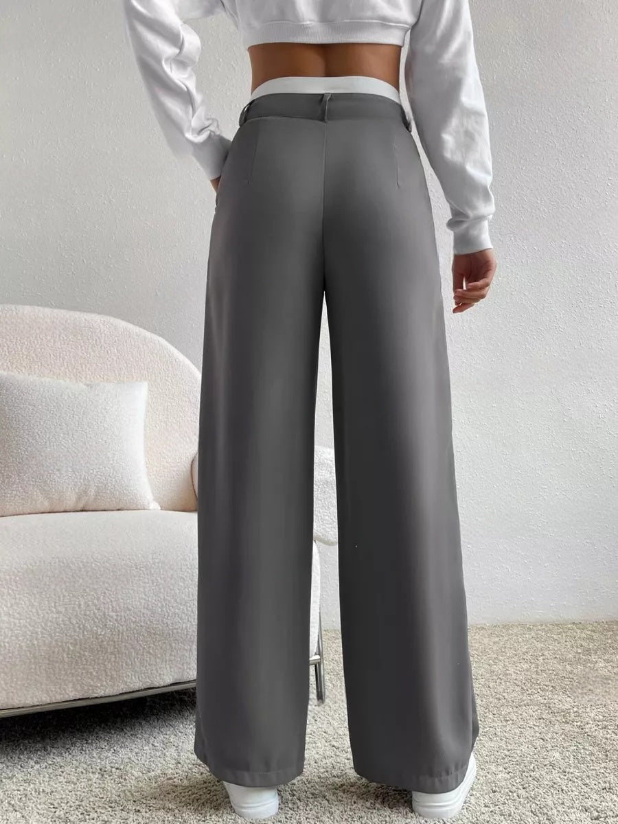 Wide-Leg Summer Palazzo Trousers for Women