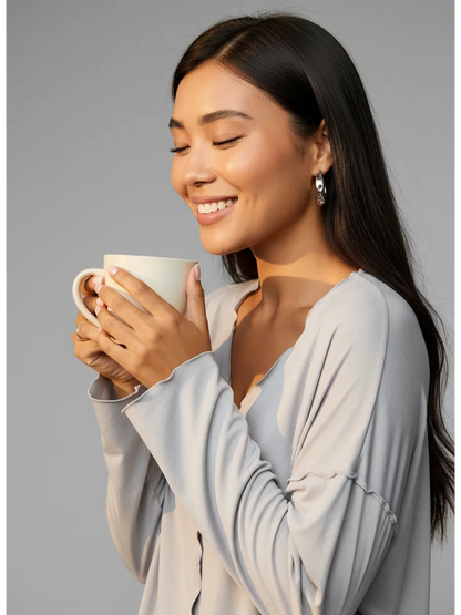 Oversized Loungewear Pajama Set with Pants for Women