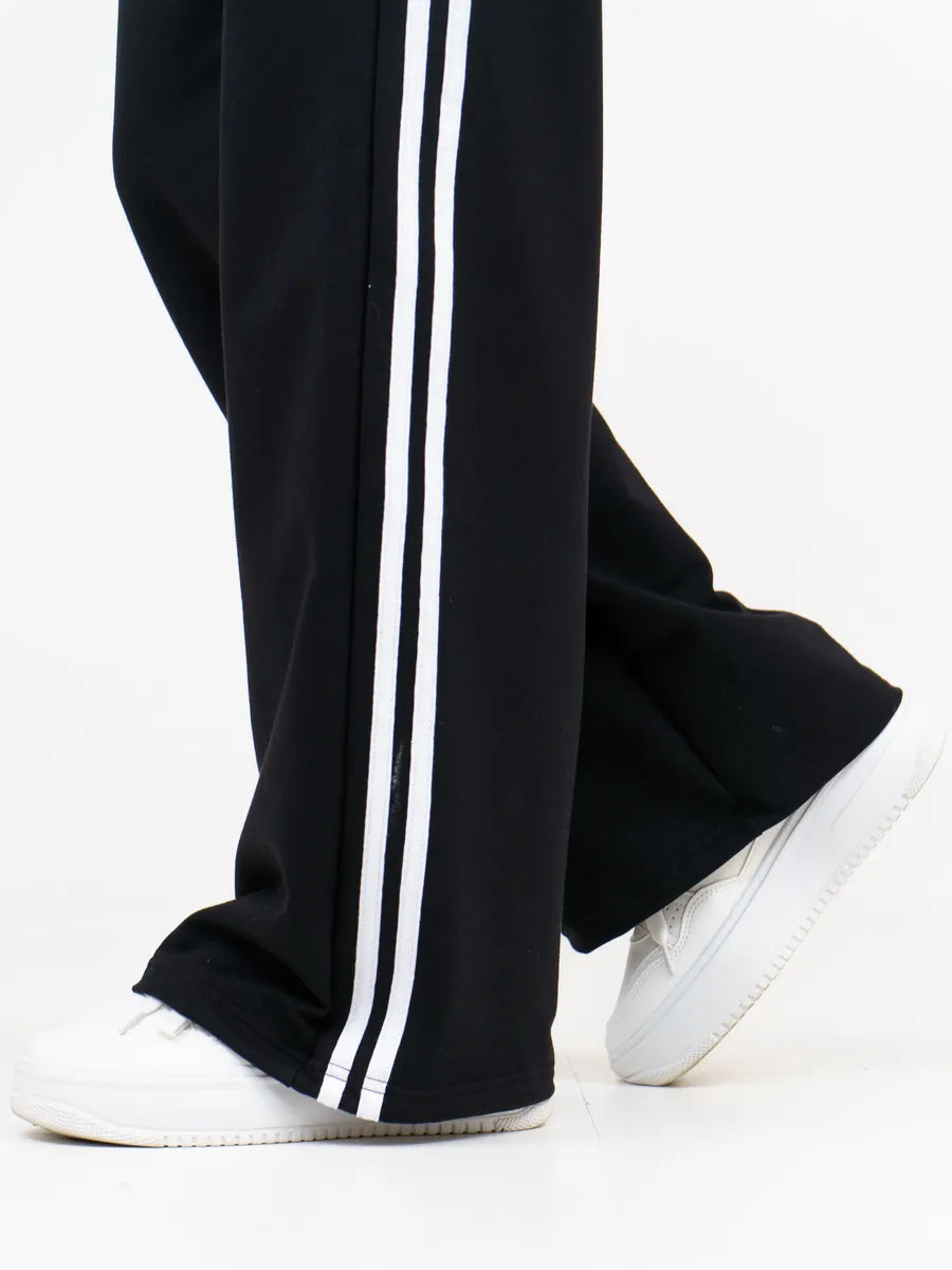Women’s Straight Palazzo Sweatpants – Drawstring Waist, Comfortable Fit
