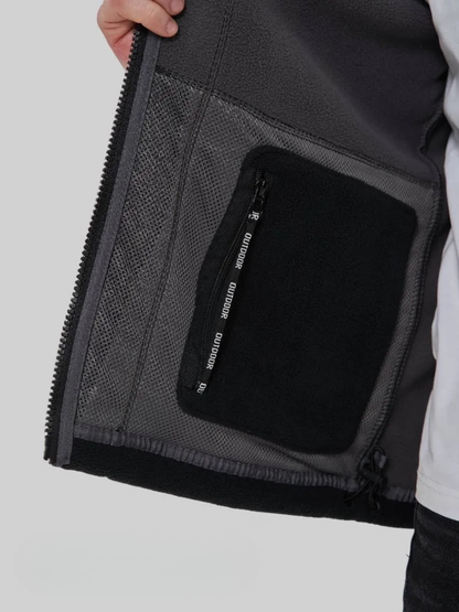 Men’s Black Hooded Fleece-Lined Outdoor Jacket – Norway Outdoor